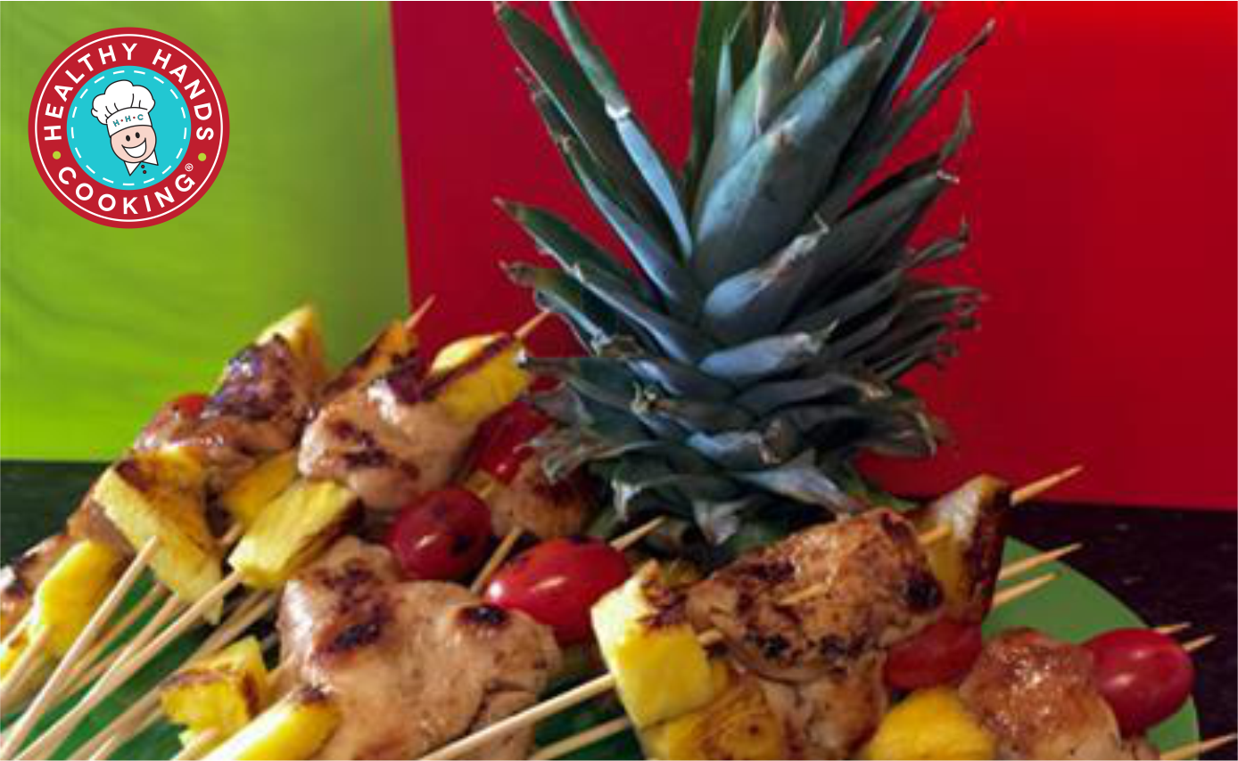 Chicken and Pineapple on Skewers