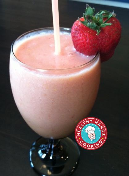 Strawberry Smoothie Healthy Hands Cooking
