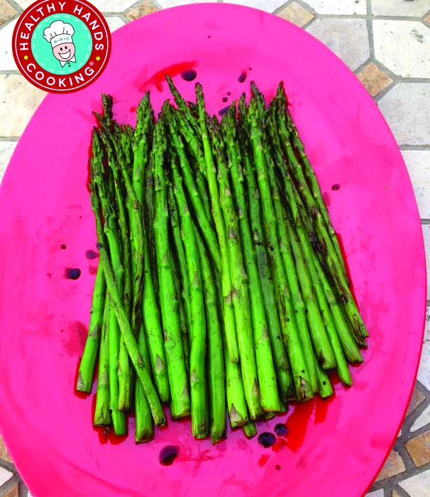 Balsamic Asparagus healthy Hands cooking