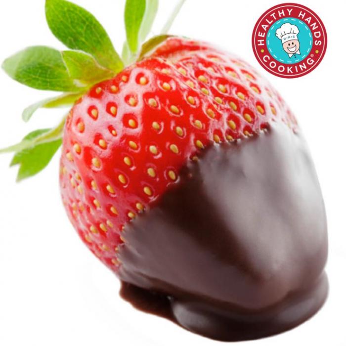 chocolate dipped strawberries, healthy hands cooking