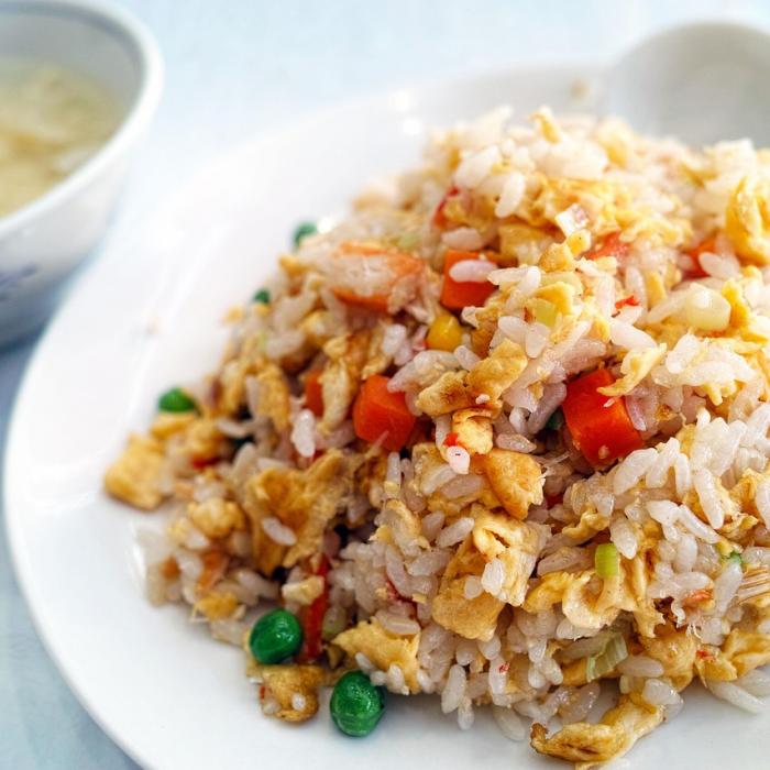 baked fried rice